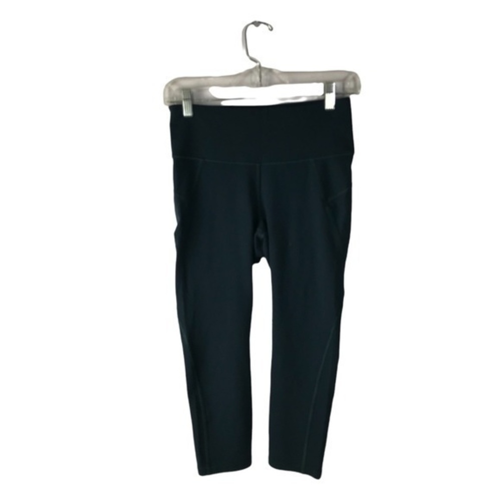 Athleta Stealth Capri Constellation Blue SIZE Small